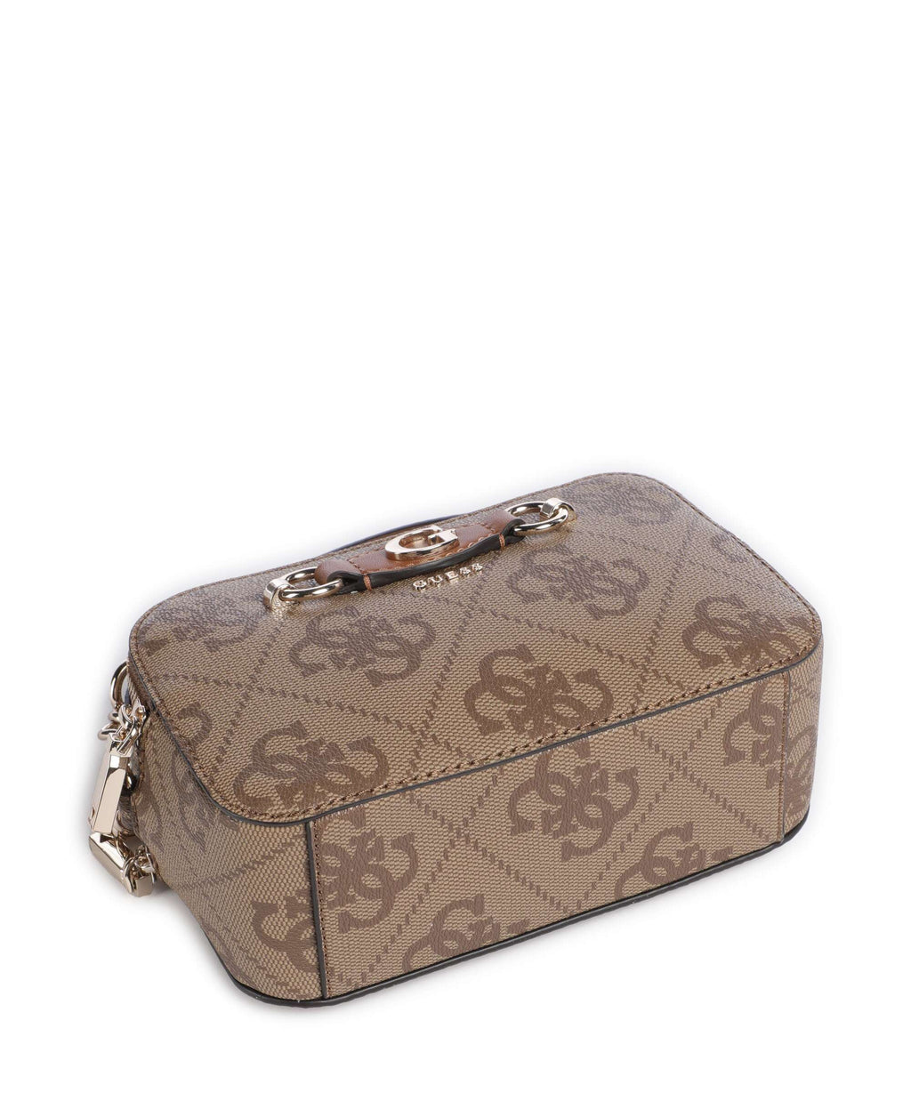 Guess Izzy Crossbody bag latte logo