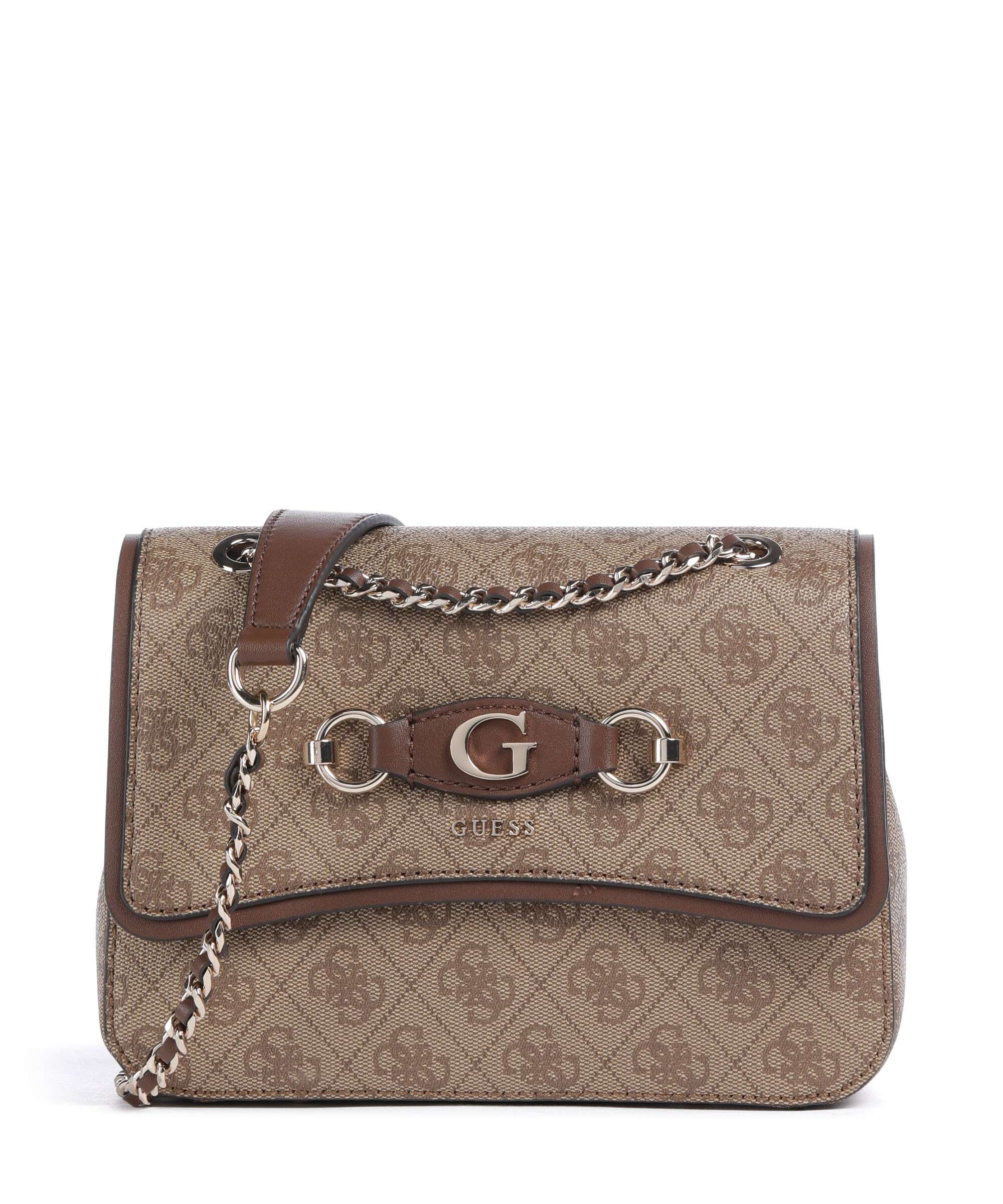 Guess Izzy Shoulder bag latte logo/brown