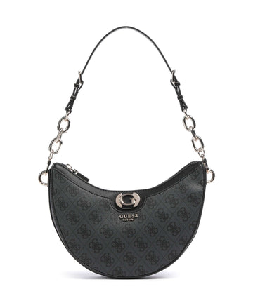 Guess Orlina 4G Logo Sac porté épaule coal logo