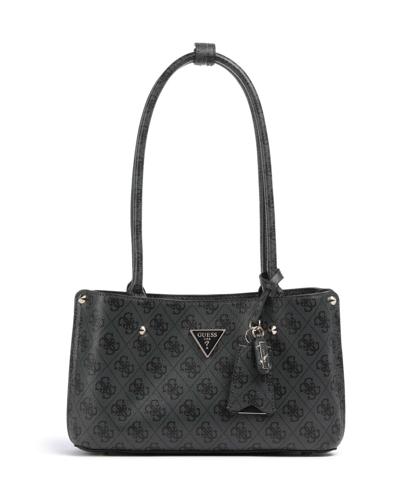 Guess Meridian 4G Logo Shoulder bag coal logo