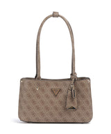 Guess Meridian 4G Logo Schultertasche latte logo