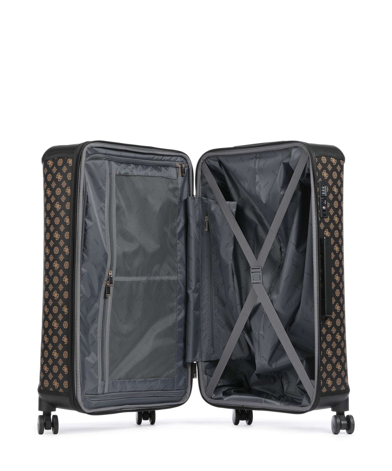 Guess Wilder Spinner (4 wheels) brown