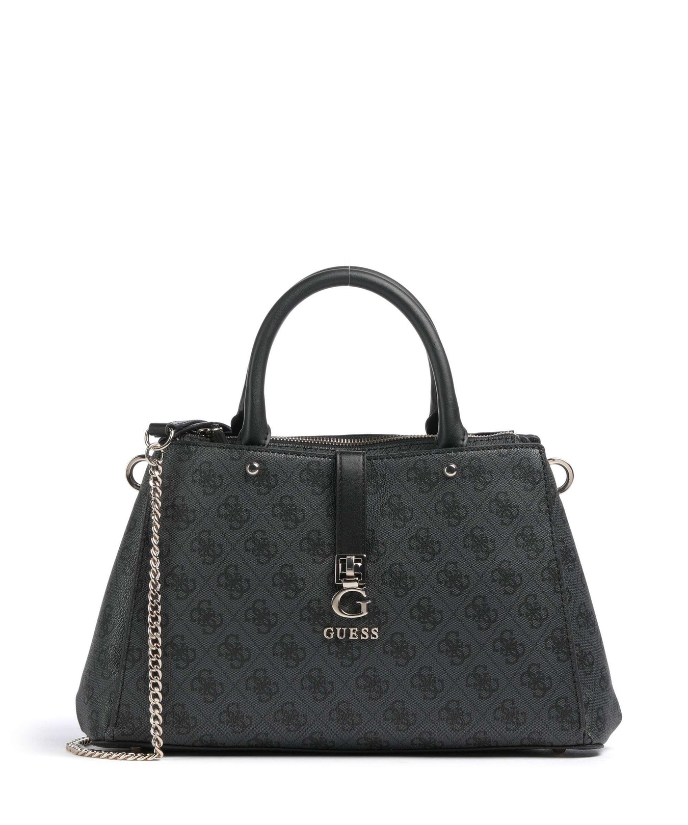 Guess Zamira Handbag coal logo
