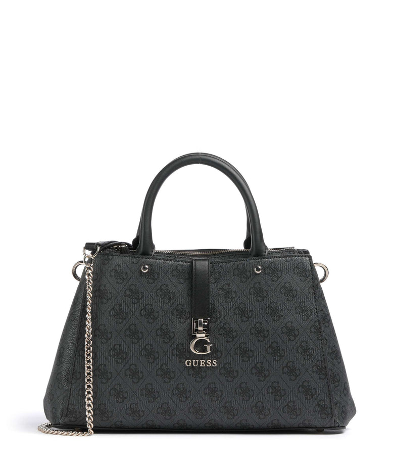 Guess Zamira Handbag coal logo