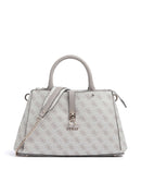Guess Zamira Handtasche dark taupe logo