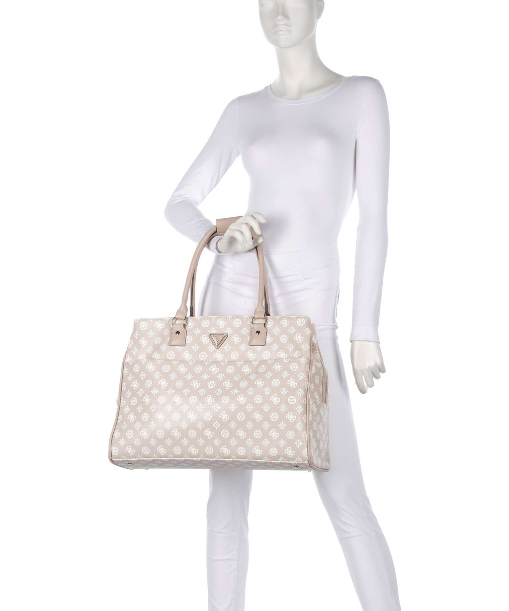 Guess Wilder Tote bag beige/white