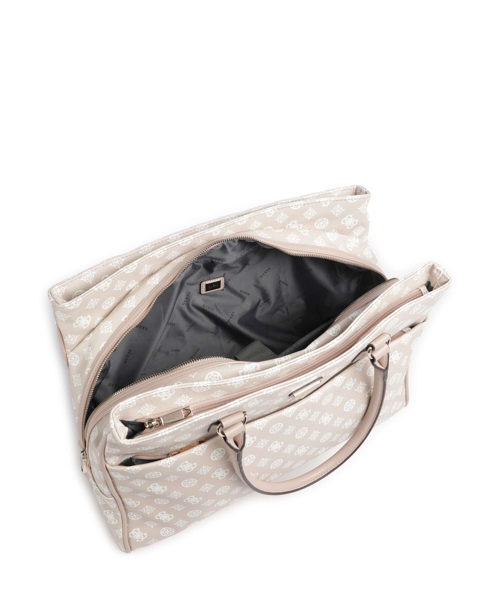 Guess Wilder Tote bag beige/white