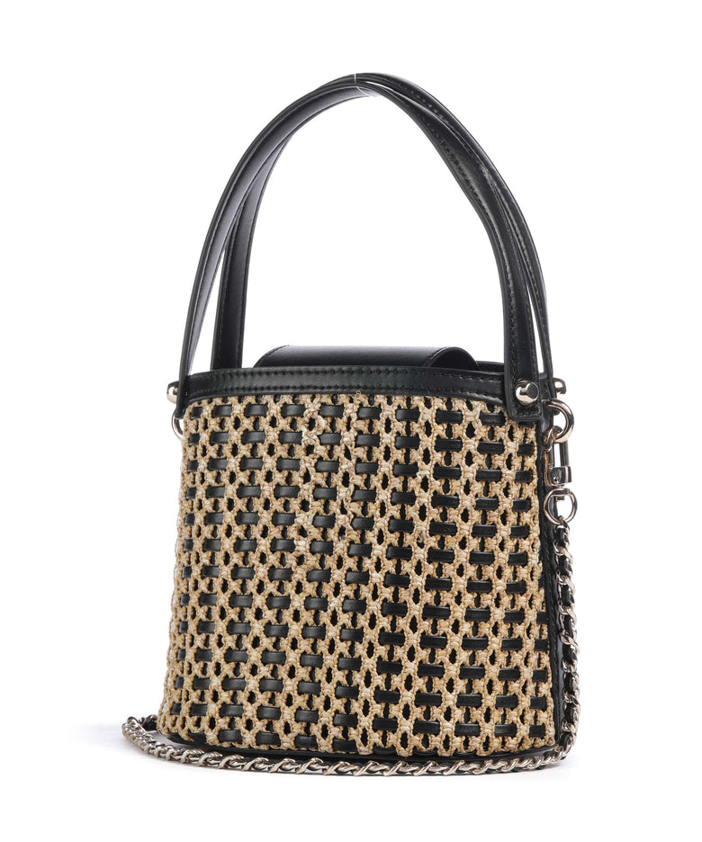 Guess Atalia Bucket bag natural/black