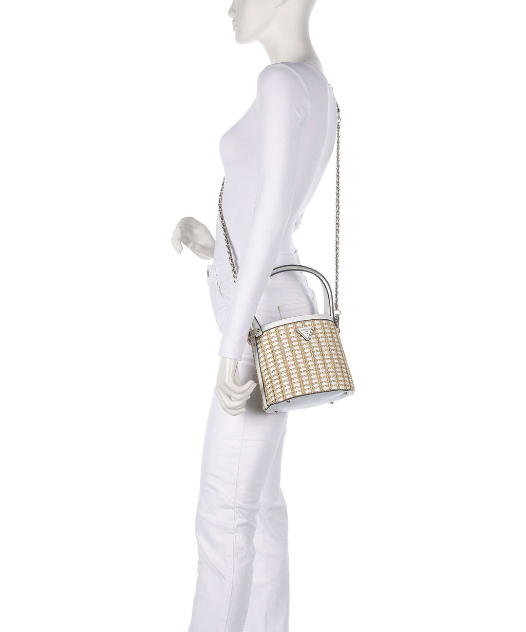 Guess Atalia Bucket bag natural/white