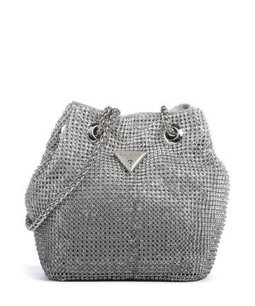 Guess Zalina Schultertasche silver