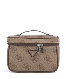Guess Berta 4G Logo Trousse de toilette latte logo/brown