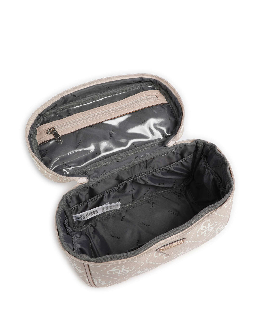 Guess Berta Maxi 4G Toiletry bag sand logo