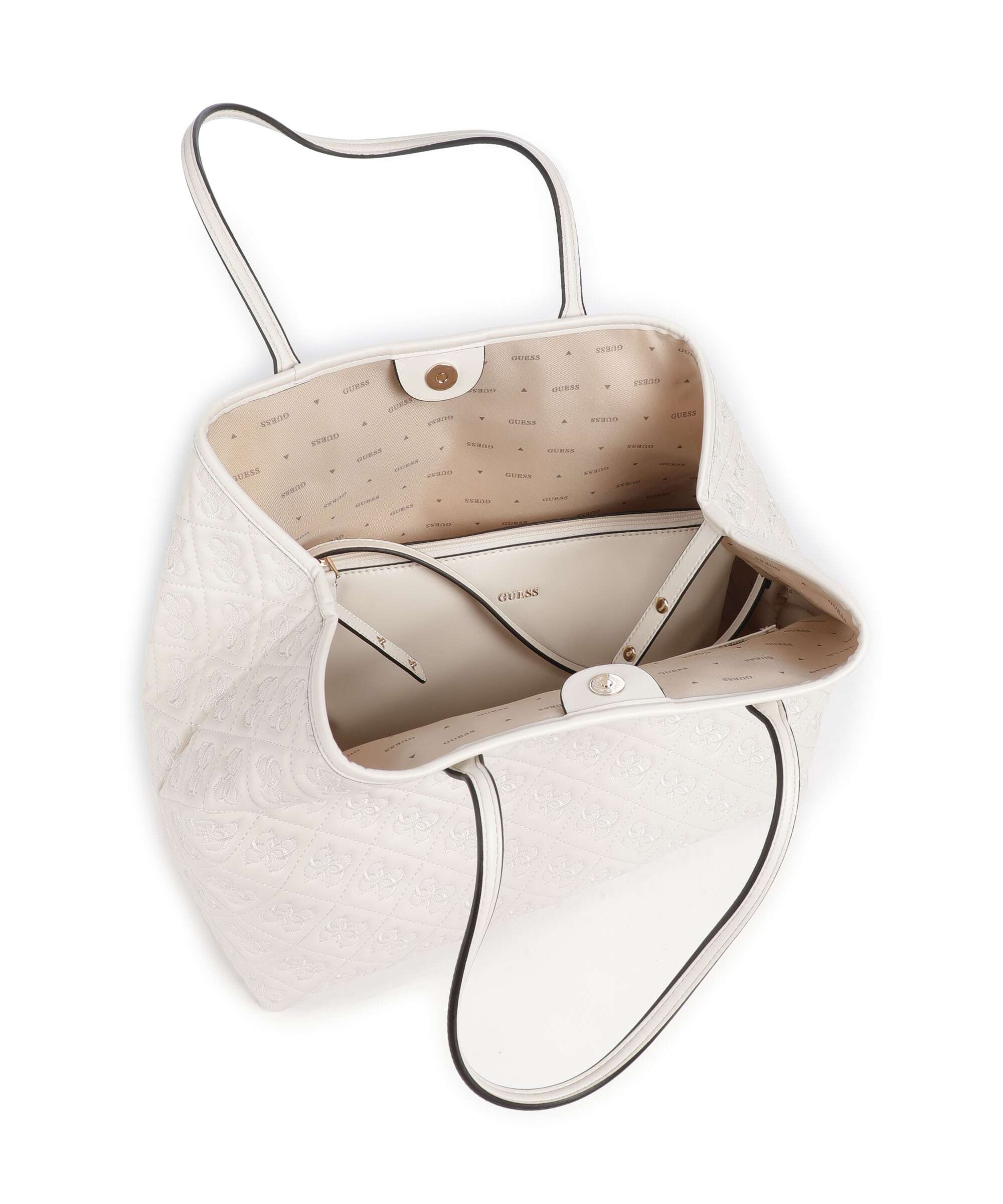 Guess Adelasia Tote bag offwhite