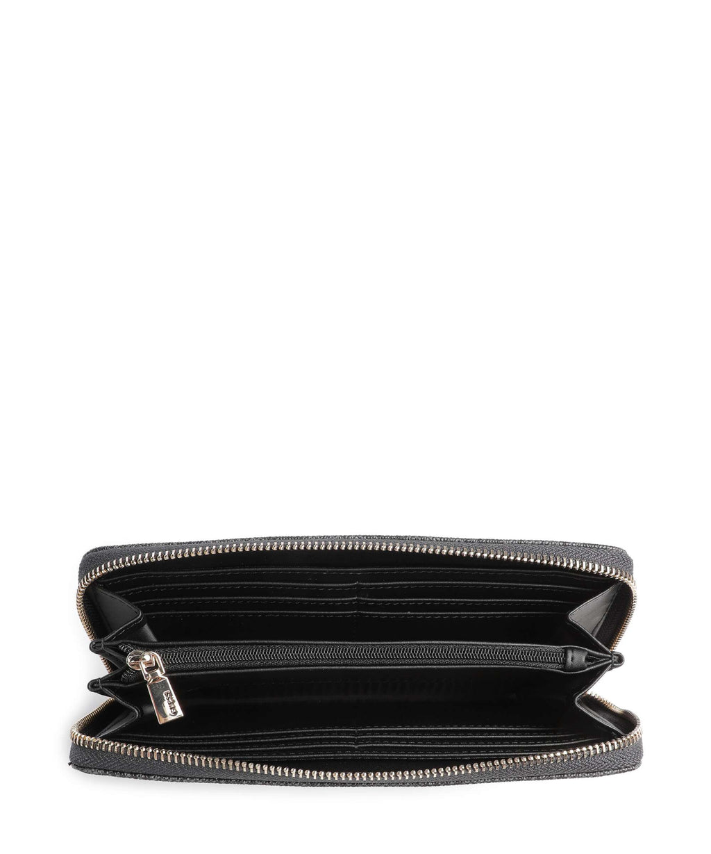 Guess Laurel II Large Wallet coal logo