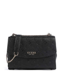 Guess Phoebe Peony Debossed Sac porté épaule black logo