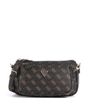 Guess Noelle Q Logo Sac porté épaule brown logo