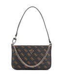 Guess Noelle Q Logo Schultertasche brown logo