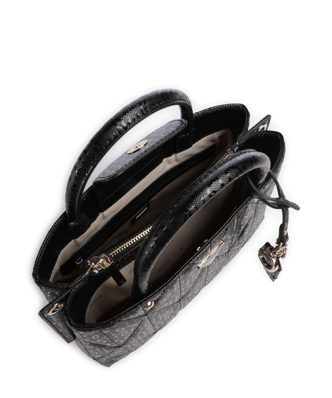 Guess Aldina G-Shine Handbag black