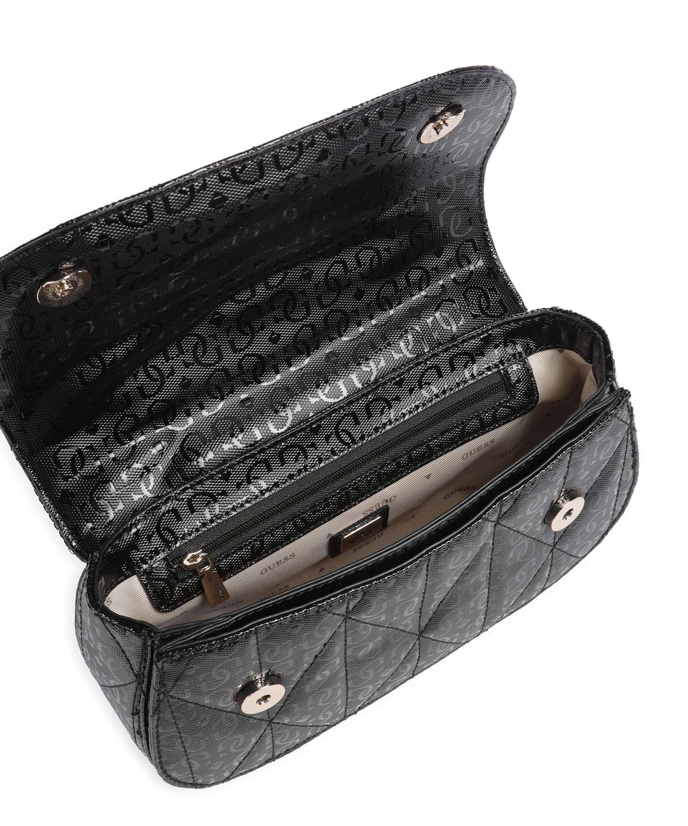 Guess Aldina G-Shine Handbag black