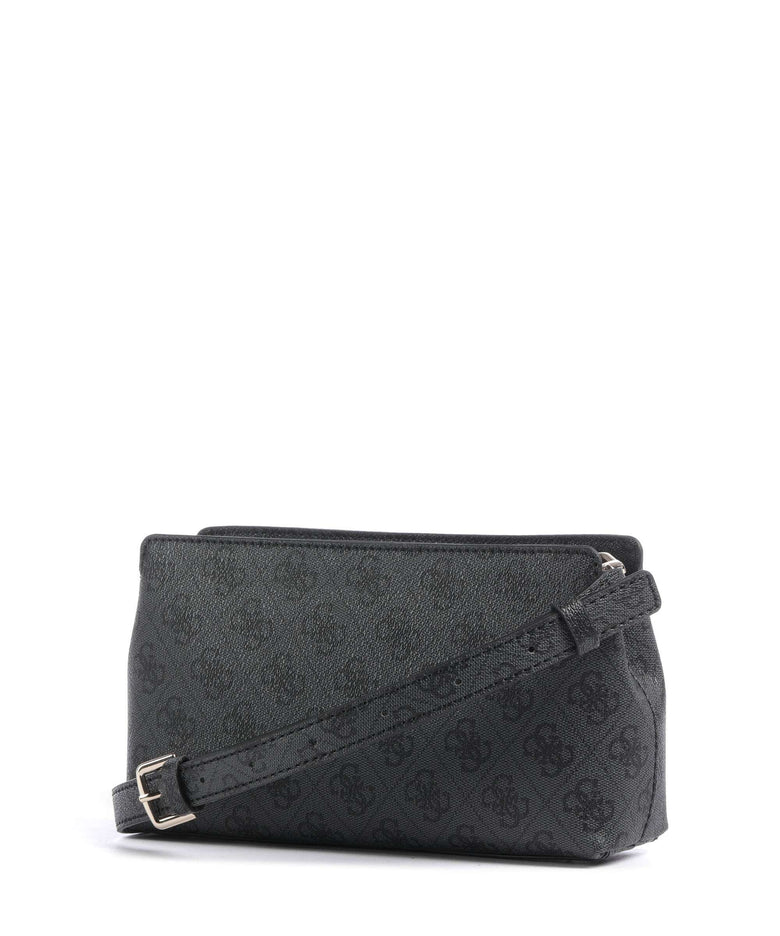 Guess Katya 4G Logo Crossbody bag coal logo