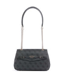 Guess Katya 4G Logo Schultertasche coal logo