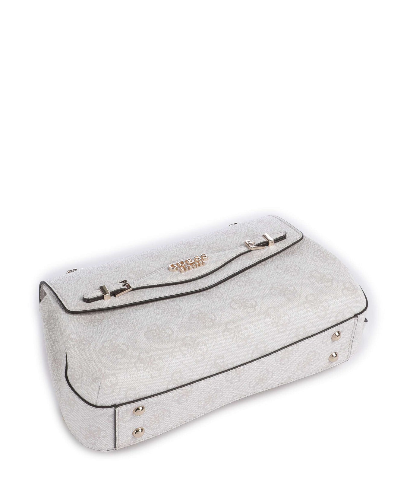 Guess Katya 4G Logo Shoulder bag white logo