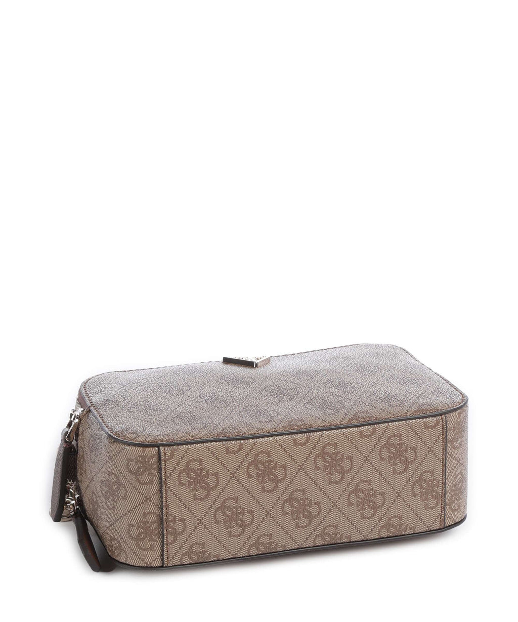 Guess Noelle Crossbody bag latte logo/brown