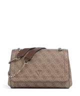 Guess Noelle Schultertasche latte logo/brown