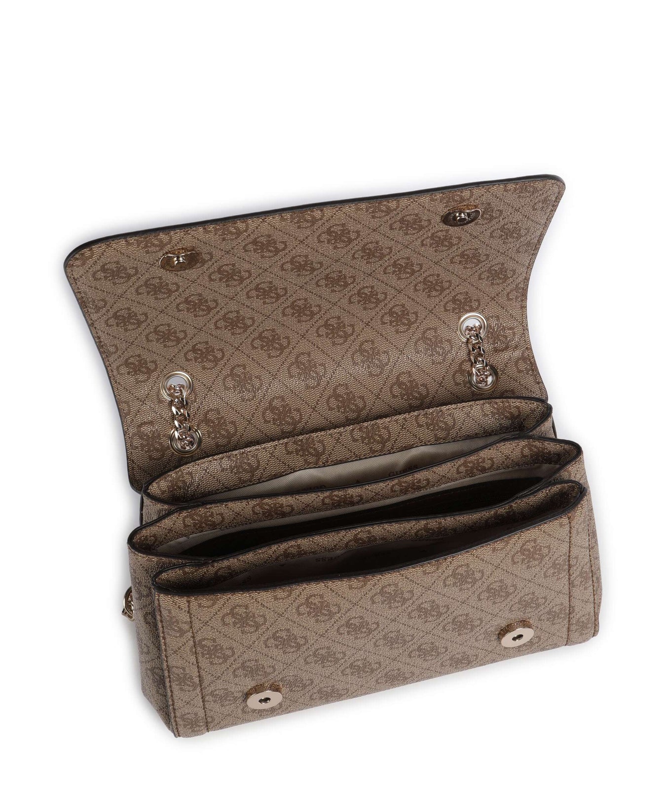 Guess Noelle Shoulder bag latte logo/brown