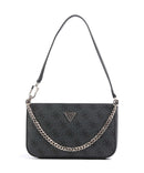 Guess Noelle Mini Schultertasche coal logo