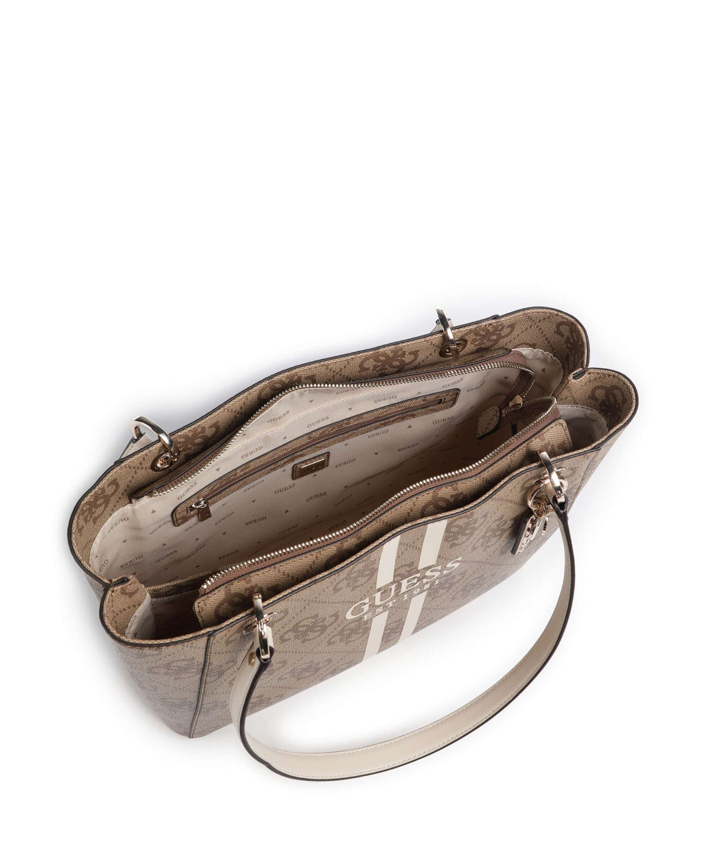 Guess Noelle 4G Logo Tote bag latte logo