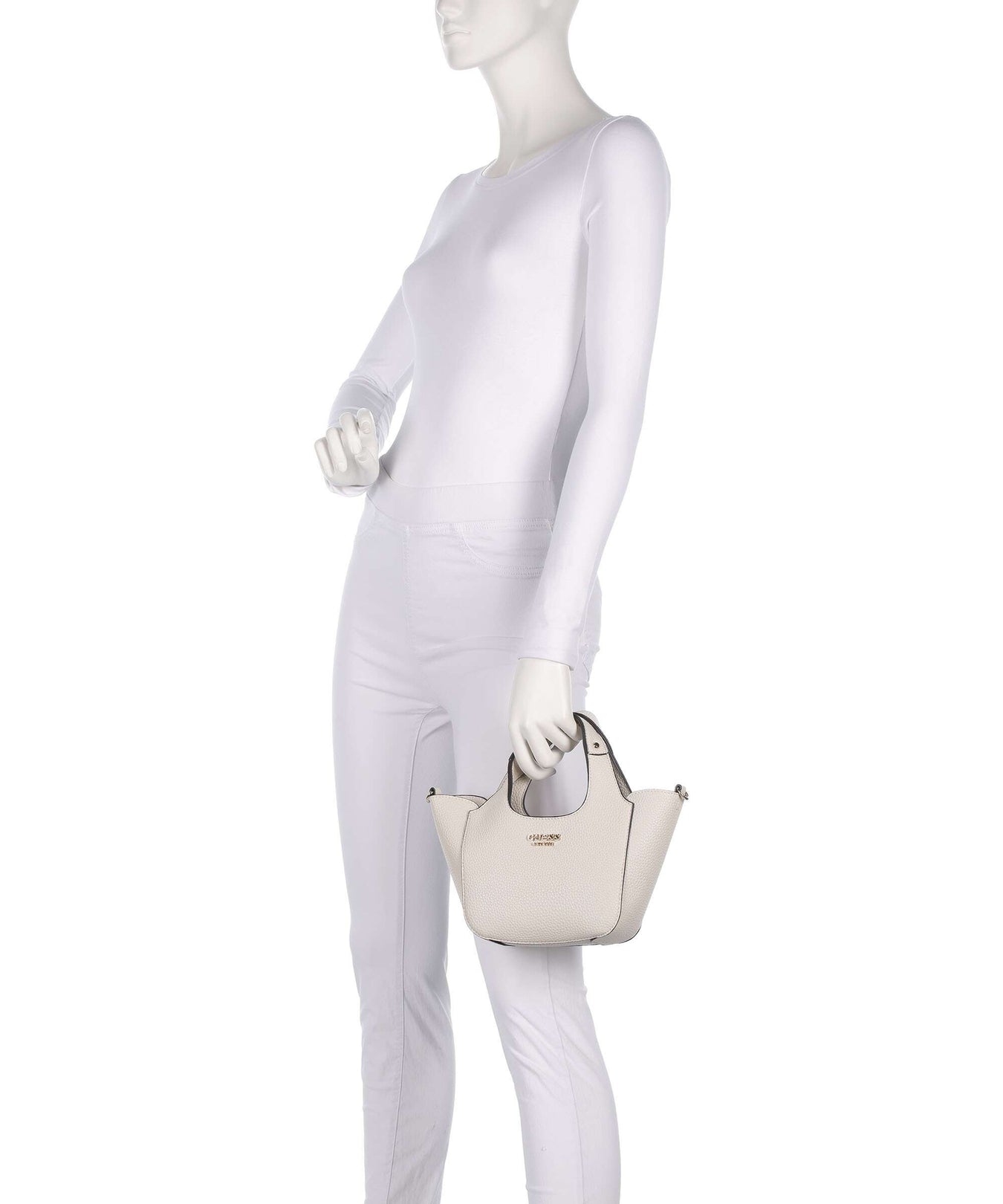 Guess Calista Mini Handbag bone