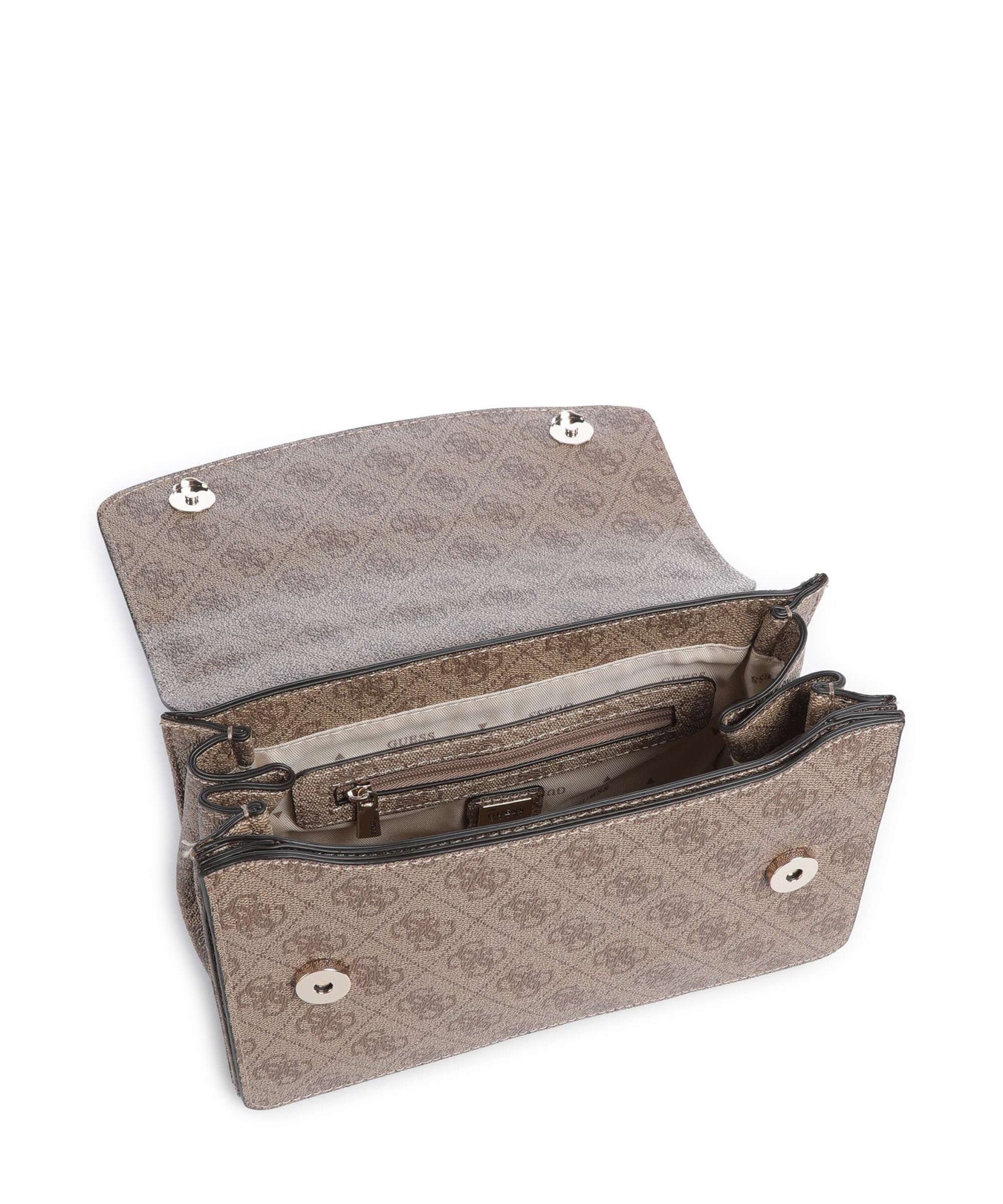 Guess Calista Shoulder bag latte logo