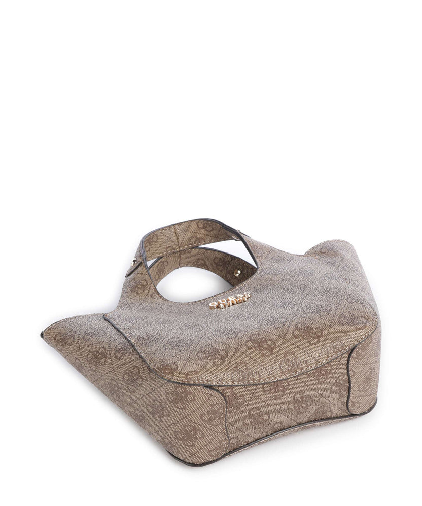 Guess Calista Mini Crossbody bag latte logo