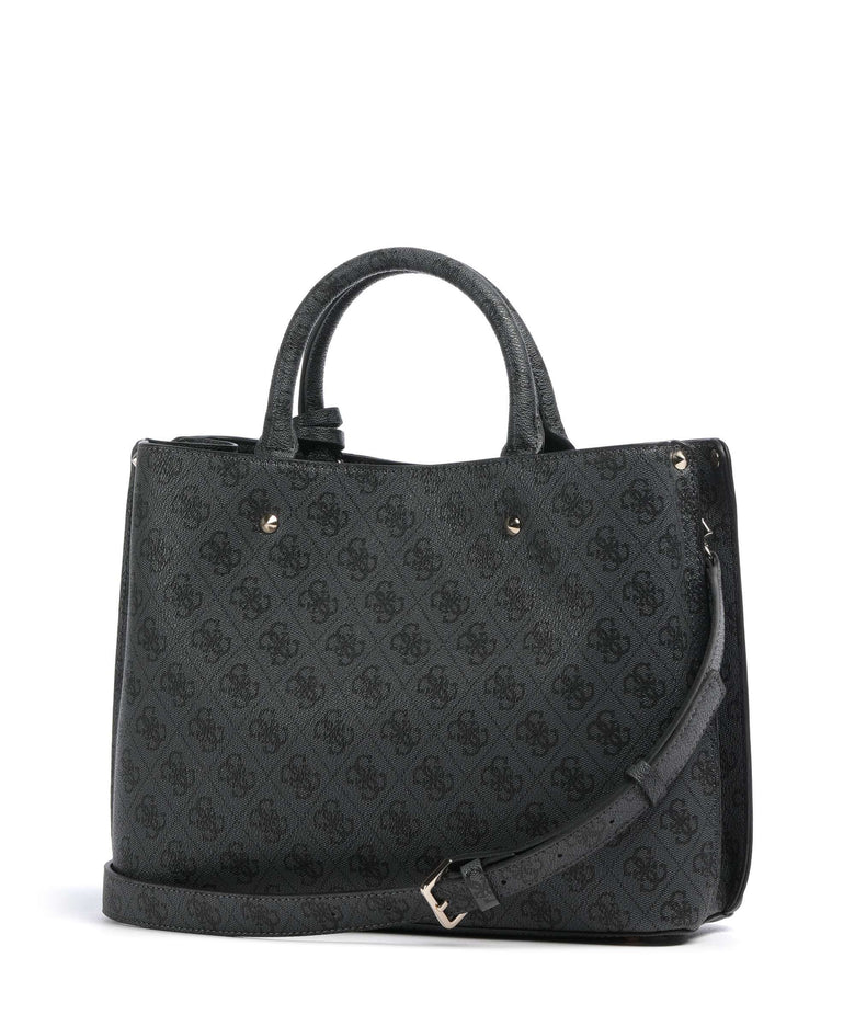 Guess Meridian Handbag coal logo