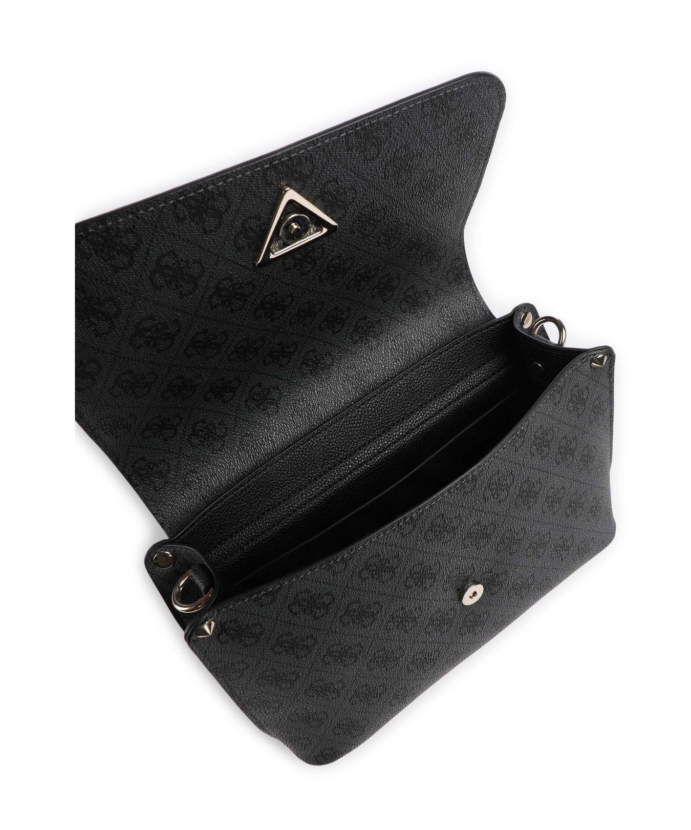 Guess Meridian Crossbody bag coal logo