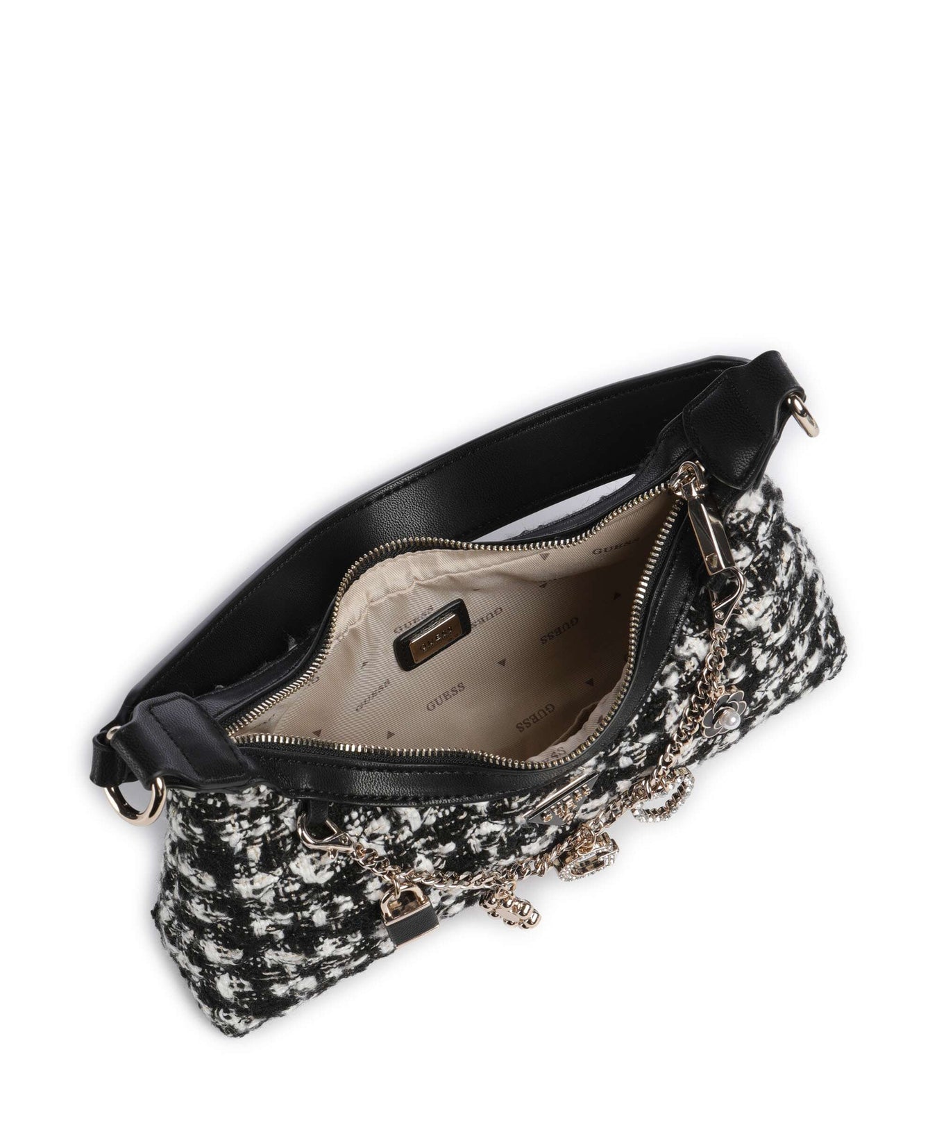 Guess Everlee Shoulder bag black/multicolour