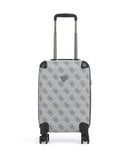Guess Berta 4G Logo 4-Rollen Trolley slate grey