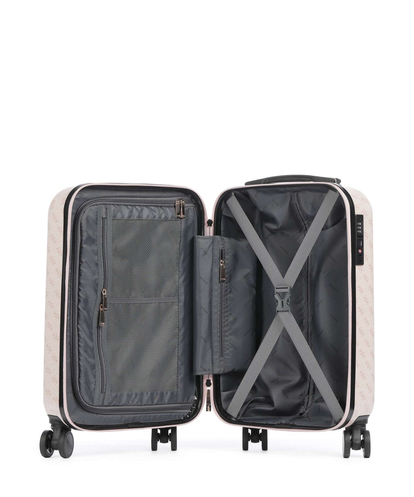 Guess Jesco Spinner (4 wheels) rose water logo