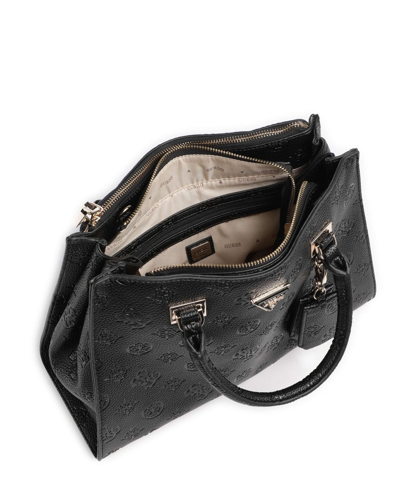 Guess Cresidia Handbag black logo