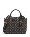 Guess Silia Handtasche espresso logo