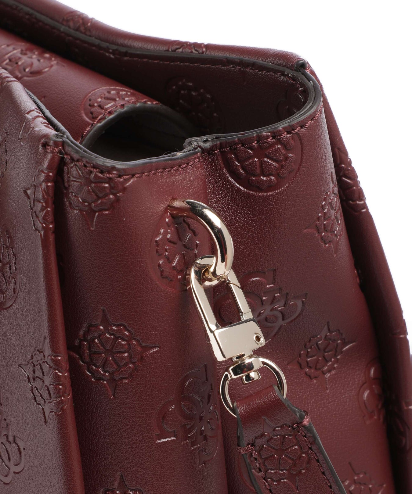 Guess Tisha Handbag wine logo