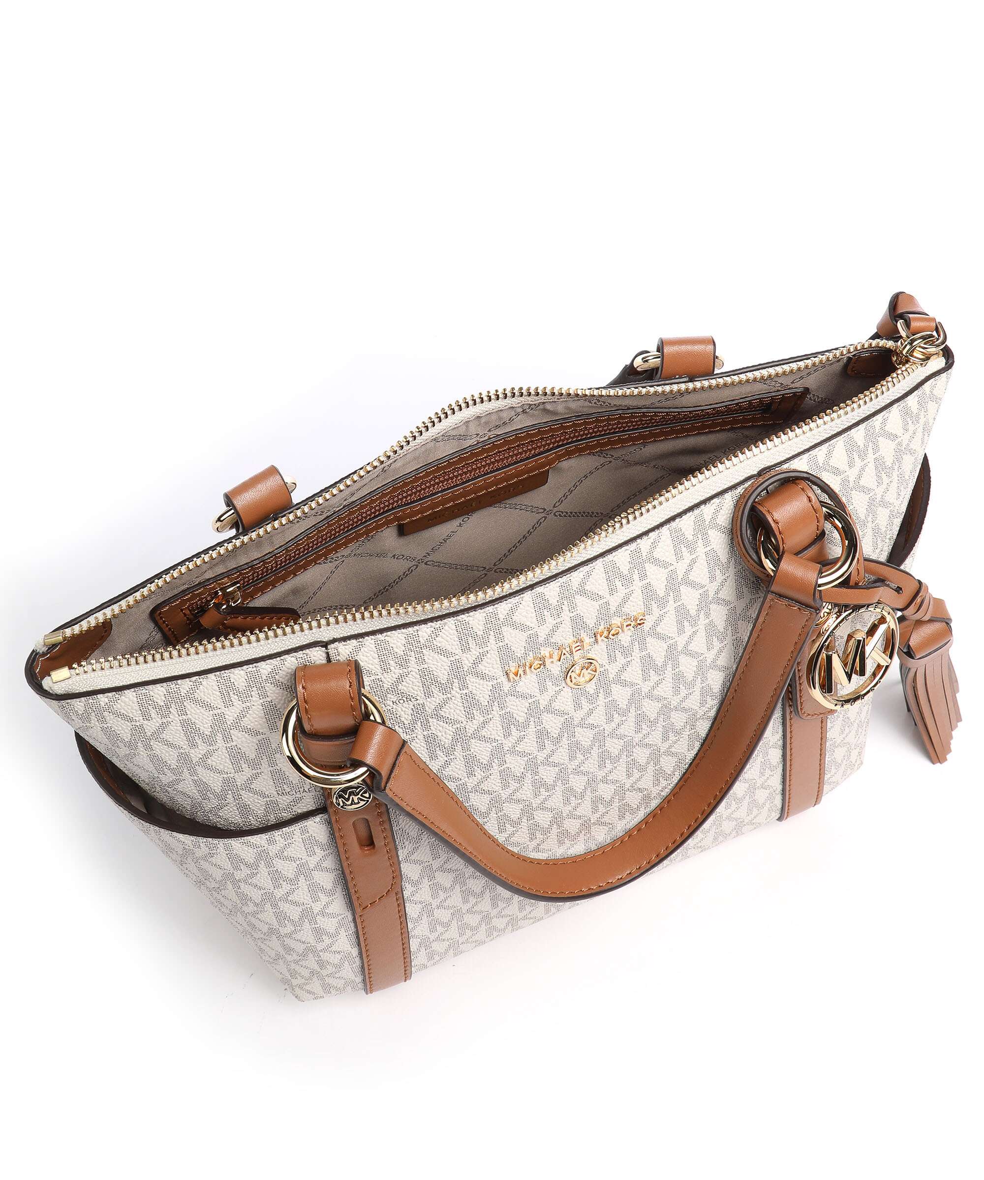 Michael Kors Sullivan Handbag vanilla/acorn