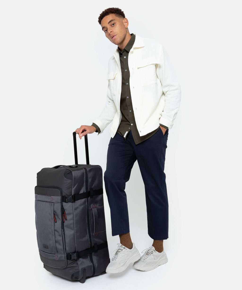Eastpak Tranverz Cnnct L Travel bag with wheels accent grey