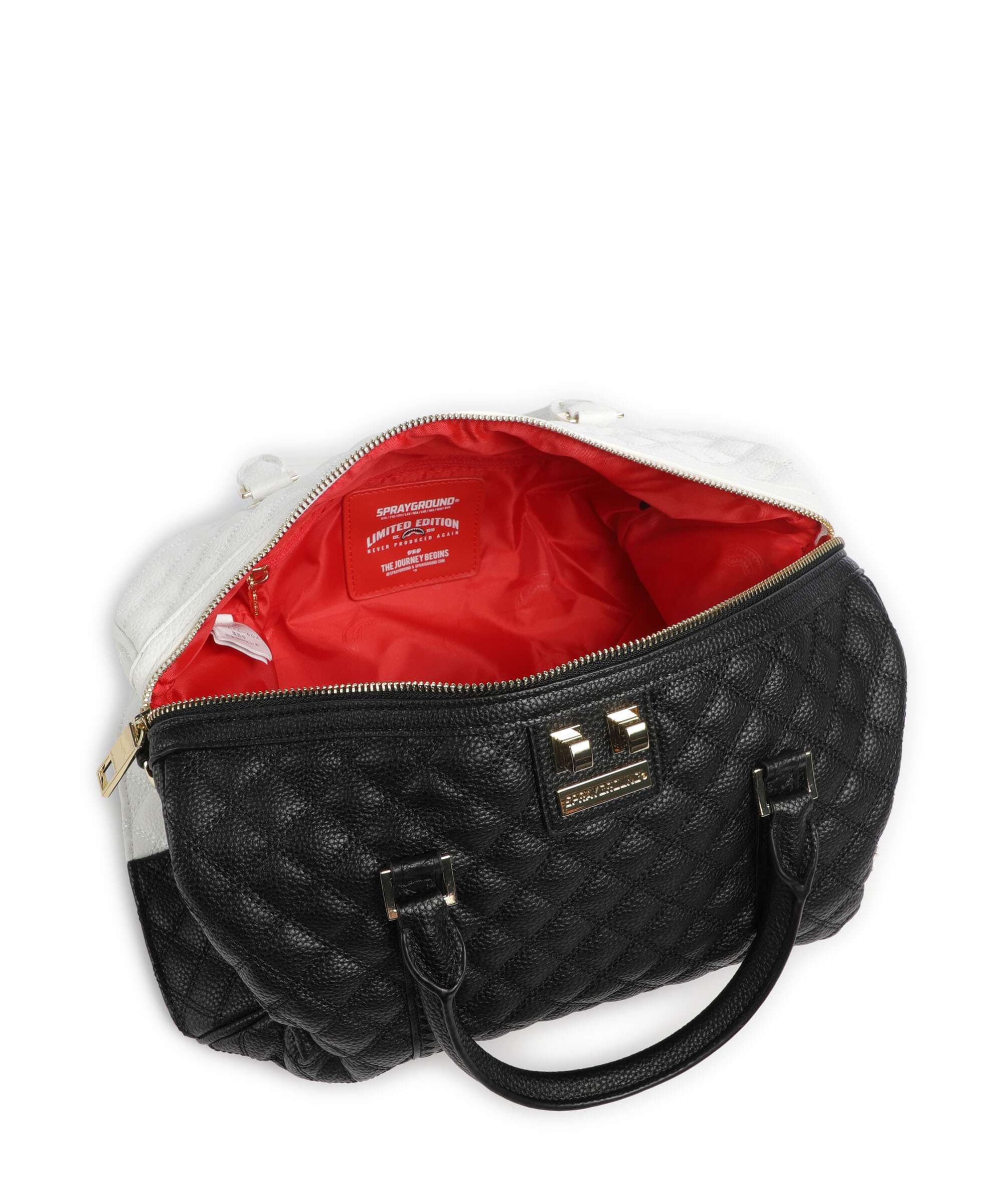 Sprayground Split Quilt Shark Handbag multicolour