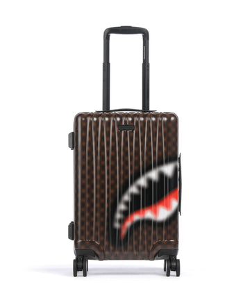 Sprayground Sharks in Paris Blur Valise 4 roues brown/black