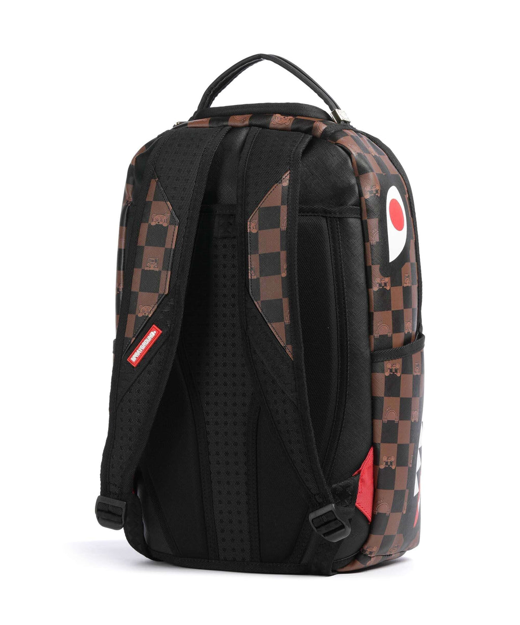 Sprayground Peeking Character Check Backpack multicolour