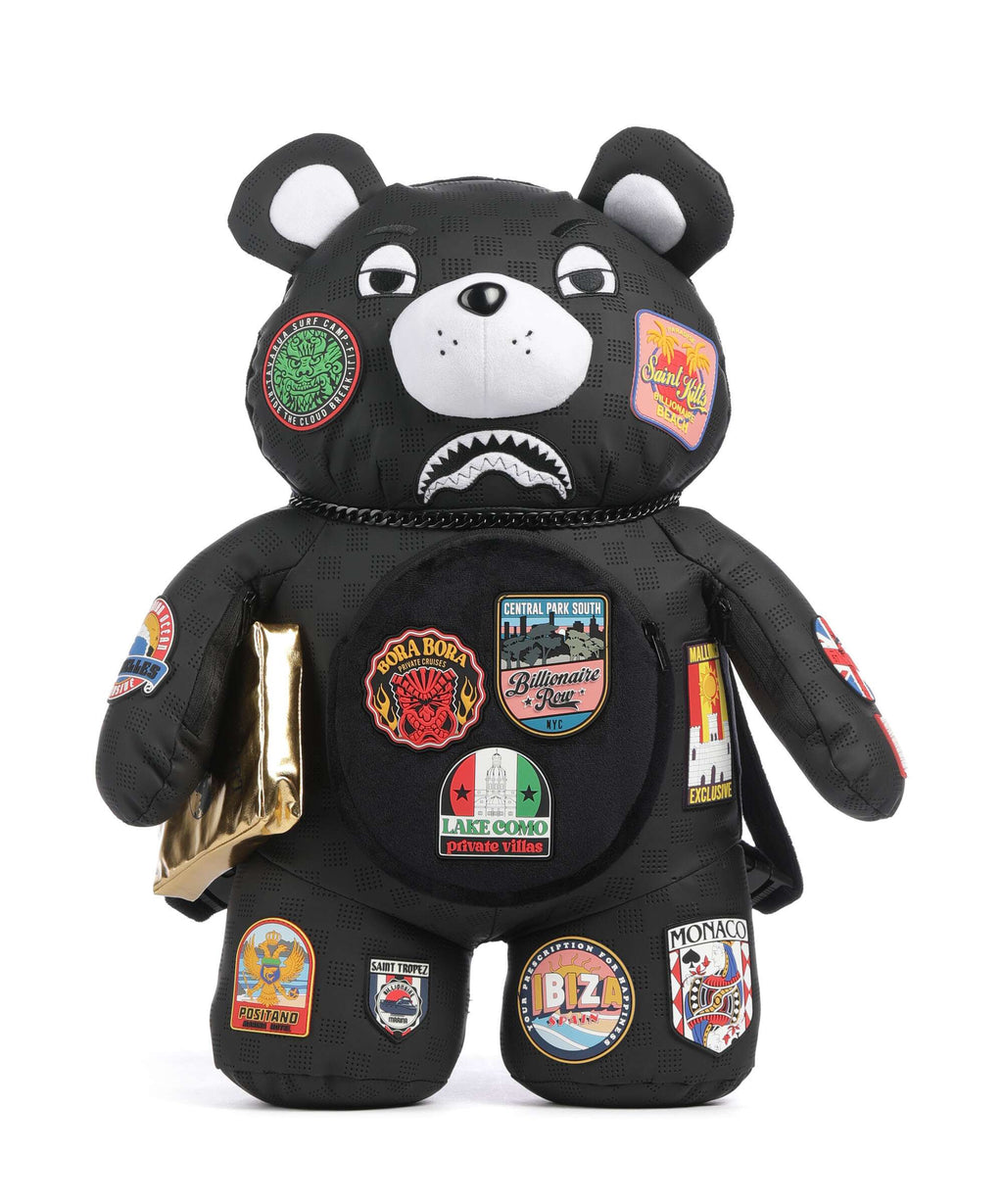 Sprayground Global Mogul Billionaire Teddy Bear Backpack multicolour