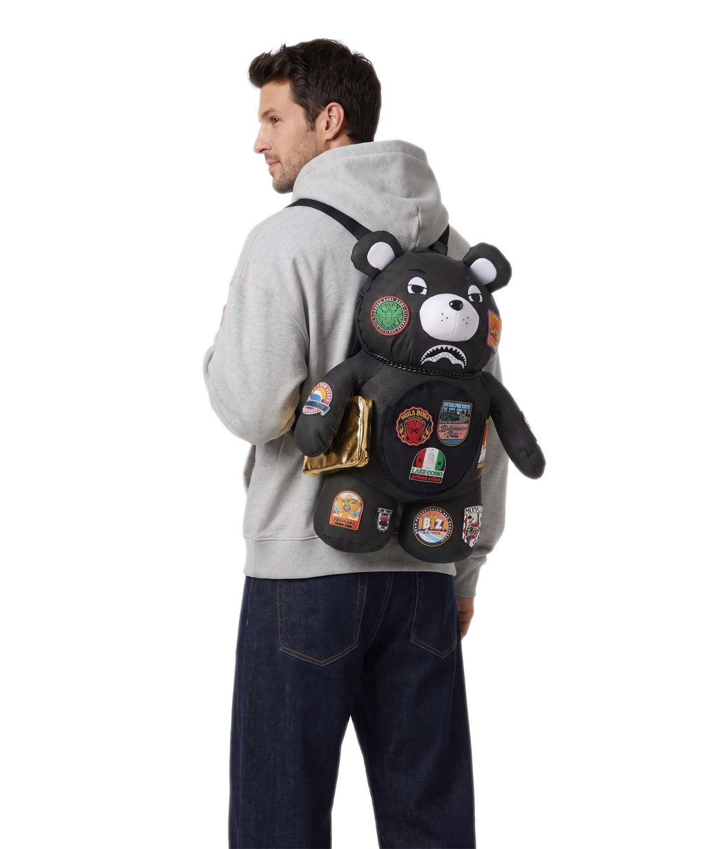 Sprayground Global Mogul Billionaire Teddy Bear Backpack multicolour