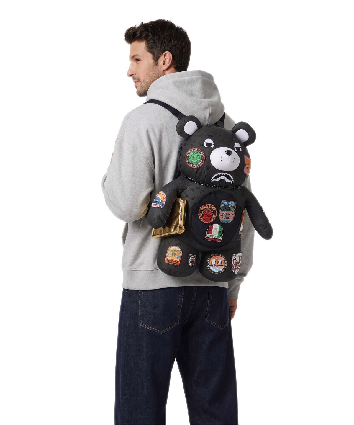 Sprayground Global Mogul Billionaire Teddy Bear Backpack multicolour